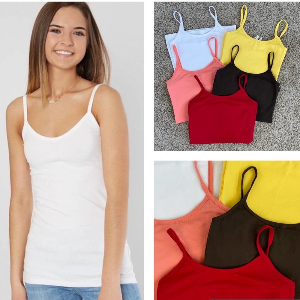 ⭐️ SOLD ⭐️ BKE (BUCKLE) Cami BUNDLE of Five - Picture 1 of 9